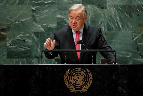António Guterres, Secretario General de las Naciones Unidas. Foto: EFE