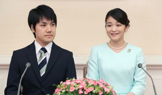 La princesa japonesa Mako y su prometido Kei Komuro. Foto: EFE