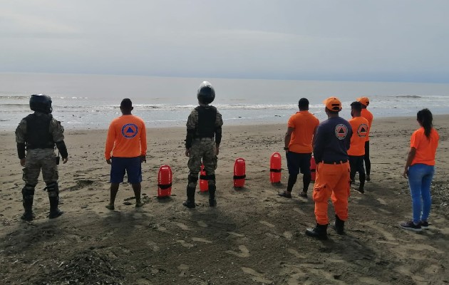 Alerta por mar de fondo para el Golfo y Bahía de Panamá, Sur de Veraguas, Los Santos y Golfo de Chiriquí. Cortesía: SinaprocAlerta por mar de fondo para el Golfo y Bahía de Panamá, Sur de Veraguas, Los Santos y Golfo de Chiriquí. Cortesía: Sinaproc