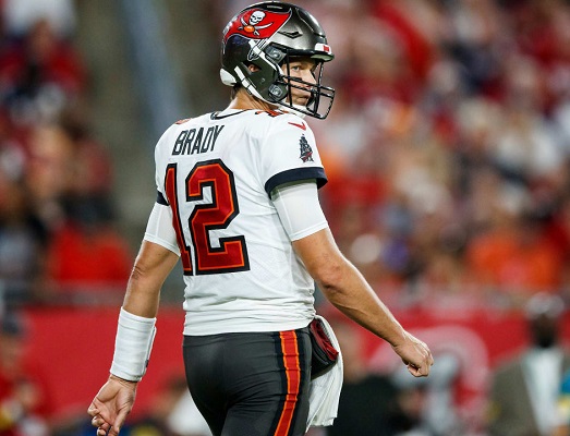 Brady regresa al Gillette Stadium por primera vez como miembro del equipo visitante. Foto Cortesía: @Buccaneers