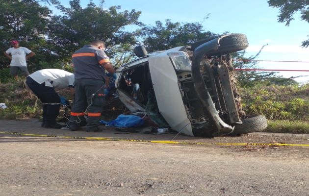 Al momento de redactar la nota no se había dado a conocer la identidad de la persona que perdió la vida en el accidente de tránsito. Foto: José Vásquez