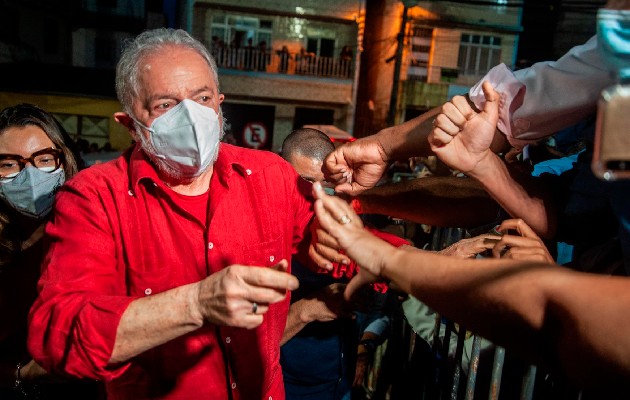 El expresidente Luiz Inácio Lula da Silvapasar pasó 580 días en la cárcel condenado en unos procesos por corrupción. Foto: EFE