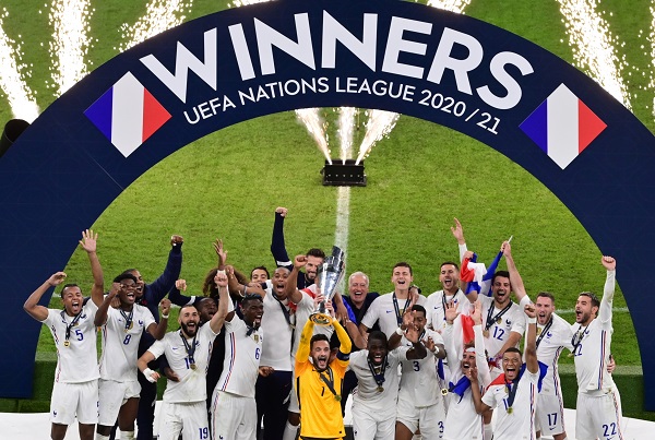 Francia campeón de la Liga de Naciones. Foto: EFE