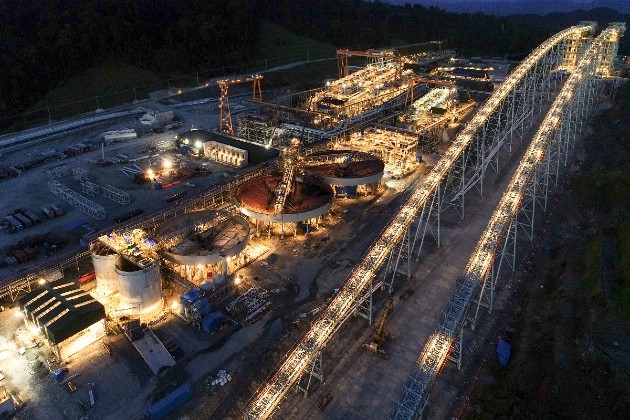 Imagen de la planta de proceso de Cobre Panamá. Foto/cobrepanama.com