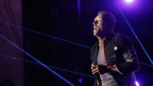 Chris Martin, líder de Coldplay. Foto: EFE / EPA / Peter Foley