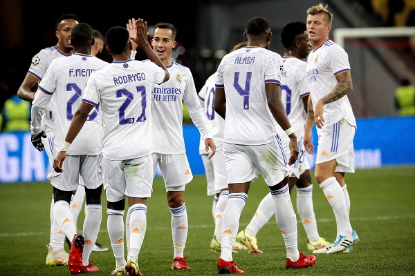 Real Madrid derrotó de visita 5-0 al Shaktar. Foto: EFE