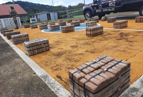 La mayoría de la droga incautada, más de 80 toneladas, era traficada por rutas marítimas. Foto: Cortesía Senan