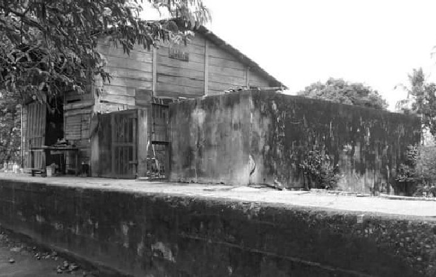 Vieja y abadonada estación del Ferrocarrill de Chiriquí en La Pita, fecha 2020.. Foto: Cortesía de José Luis Vegas.