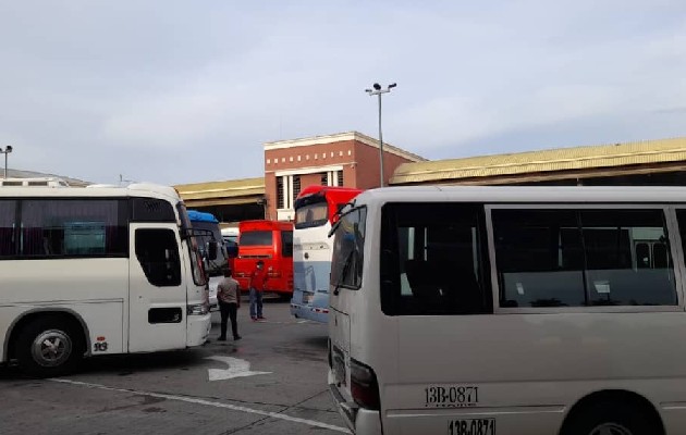 Protesta de transportista a nivel nacional. Foto: Cortesía 