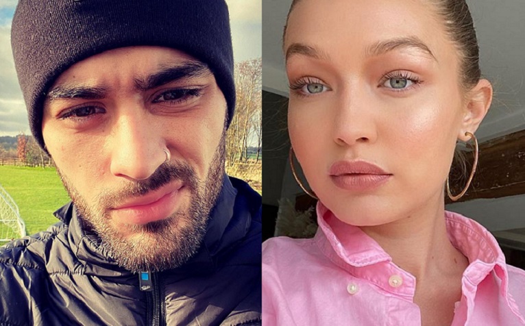 Zayn Malik y Gigi Hadid. Foto: Instagram