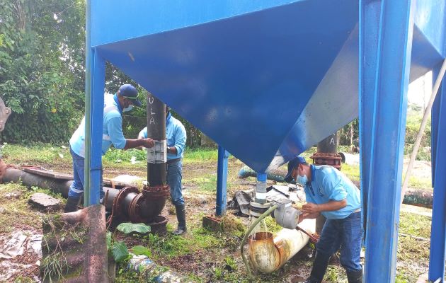 La contaminación inició en la toma de agua cruda del Río Macho de Monte que abastece a la planta potabilizadora de Bongo en el distrito de Bugaba. Foto: Mayra Madrid