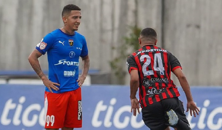 Ángel Orelién abrió la pizarra para el conjunto placino, que igualó 1-1 en el estadio Javier Cruz. Foto: Cortesía LPF