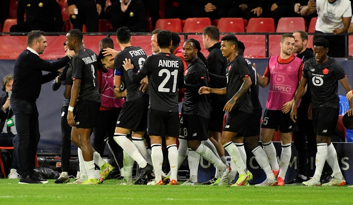 Sevilla cayó como local 1-2 ante el Lille. Foto: EFE