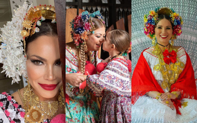 Patricia De León, Delyanne Arjona y su hija; y Nairobi Dacosta. Fotos: Instagram
