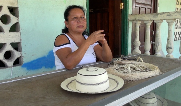 El sombrero se confecciona en el distrito de La Pintada.