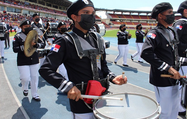 Del 3 al 5 de noviembre se han realizado desfiles en el Rommel Fernández. Foto: Cortesía Meduca