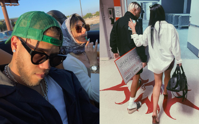 Mia Khalifa y Jhay Cortez. Fotos: Instagram