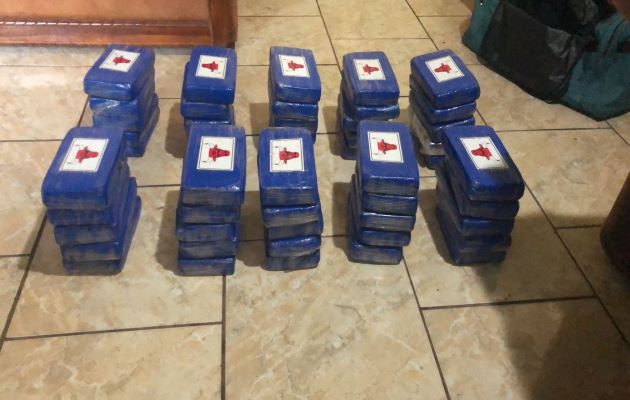 Los 50 paquetes de droga fueron descubiertos durante un allanamiento a una residencia. Foto: Cortesía Procuraduría General de la Nación