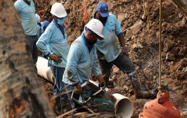 Las labores forma parte de un plan de acción que adelanta el Idaan. Foto: Cortesía Idaan