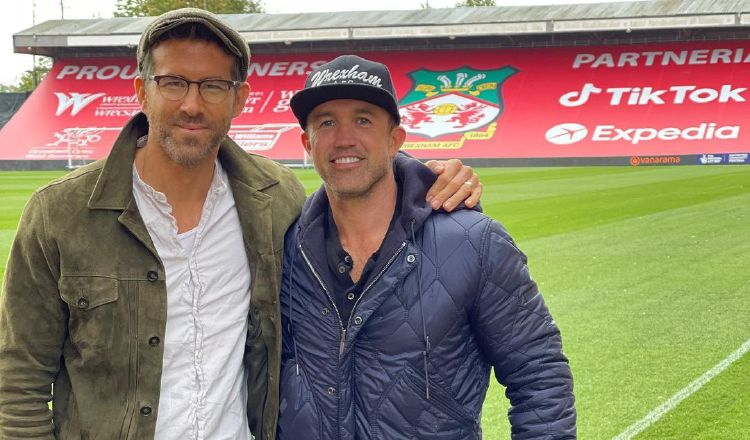 Ryan Reynolds y Rob McElhenney son propietarios de Wrexham A.F.C. Instagram