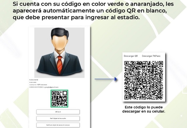 Información para descargar código QR.