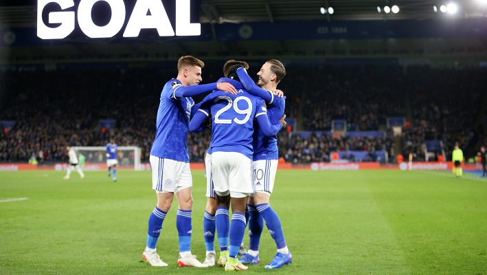 Leicester City triunfó 3-1 sobre el Legía de Varsovia. Foto: @EuropaLeague