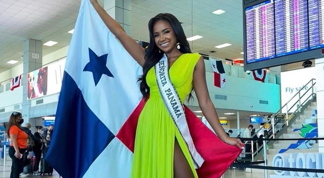 Brenda Smith en el Aeropuerto Internacional de Tocumen. Foto: Instagram / Señorita Panamá