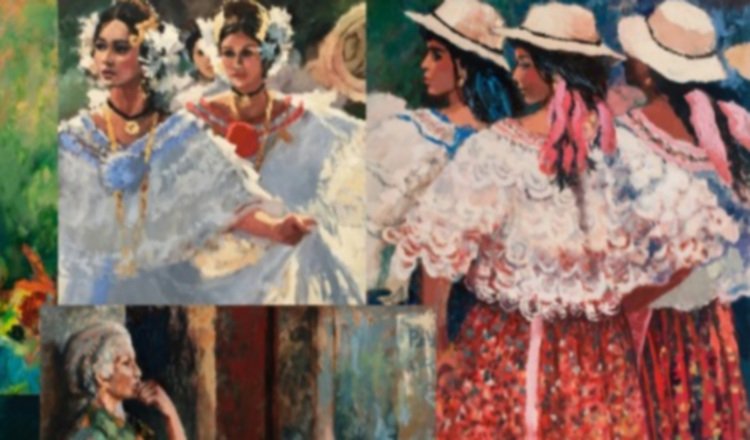 Se exhibirán en total 17 pinturas en un formato digital. Foto: Cortesía