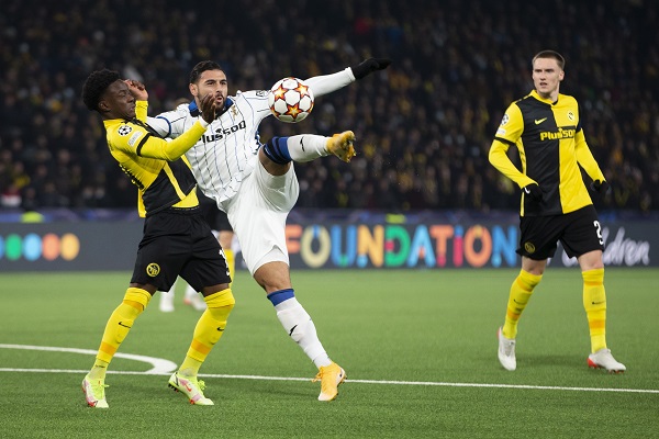 Atalanta empató 3-3 en su visita al Young Boys. Foto: EFE Atalanta empató 3-3 en su visita al Young Boys. Foto: EFE