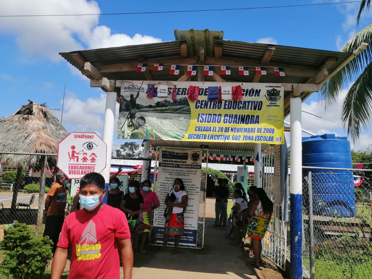 Este plantel educativo inició labores en una escuela provisional que consistía en una “ranchería”. Foto: Cortesía Este plantel educativo inició labores en una escuela provisional que consistía en una “ranchería”. Foto: Cortesía