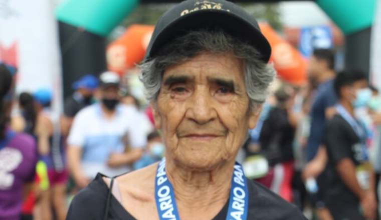 Olga Caballero, durante la Carrera Bicentenario en Boquete. Foto: Fotos @MásEventos Olga Caballero. Foto: Fotos @MásEventos