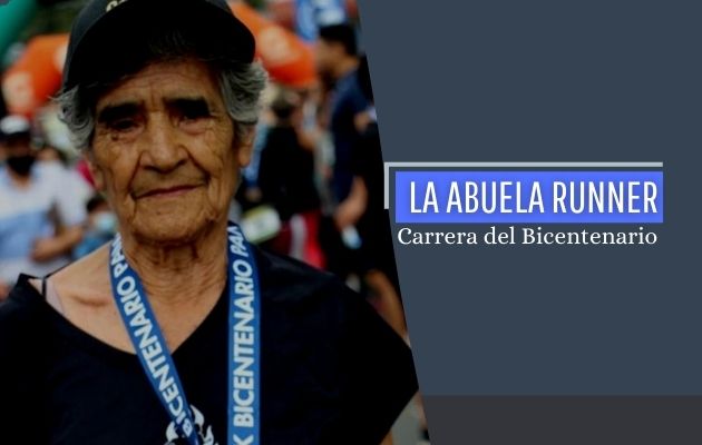 Olga Caballero, durante la Carrera Bicentenario en Boquete. Foto: Fotos @MásEventos