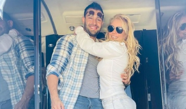 Sam Asgharin y Britney Spears. Foto: Instagram