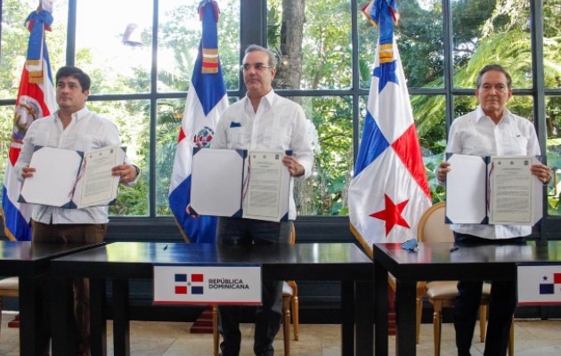 Mandatarios firmaron la Declaración de Puerto Plata. Foto: EFE