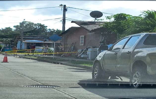 El incidente ocurrió en la Barriada Valle de Los Cerezos en el distrito de Arraiján. Foto. Eric Montenegro