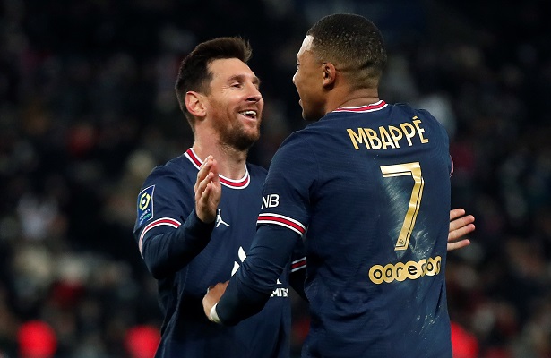 Messi y Mbappé del PSG jugarán ante Real Madrid. Foto:EFE