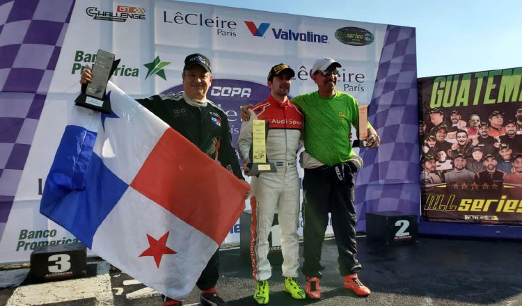 El piloto panameño Solly Betesh se quedó con el segundo lugar. Foto:Cortesía