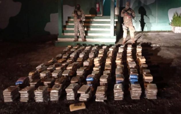 En el operativo se Isla Coiba tres costarricenses fueron detenidos. Foto. Cortesía Fiscalía de Drogas