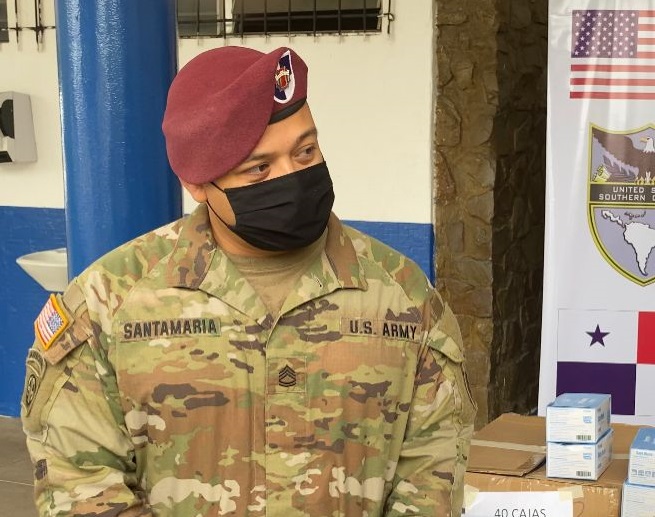  El Sargento del Comando Sur, Cipriano Santamaría, dijo que es un honor apoyar a Panamá. Foto: José Vásquez  