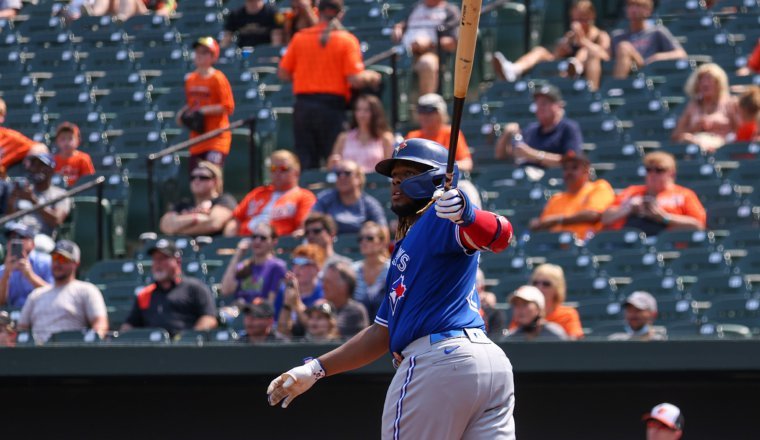 Vladimir Guerrero Jr. juega para los Azulejos de Toronto: Foto: Twitter