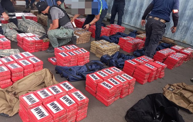 Más de 100 toneladas de drogas decomisadas en Panamá durante el 2021. Foto: Cortesía Policía Nacional
