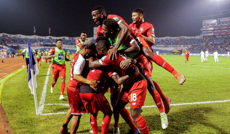 Jugadores de la selección de Panamá. Foto:EFE