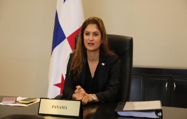 Erika Moynes, canciller de la República de Panamá.