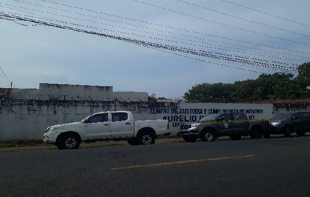 El  menor permanecerá detenido provisionalmente en el Centro de Custodia Aurelio Granados ubicado en la ciudad de David. Foto. José Vásquez