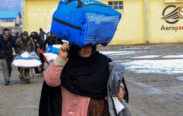 El 98% de la población en Afganistán no tiene suficiente para comer. Foto: EFE