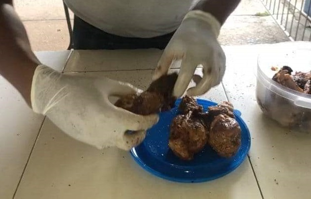 Este decomiso de drogas en pollo no se ha dado en el centro penitenciario. Foto: Diomedes Sánchez