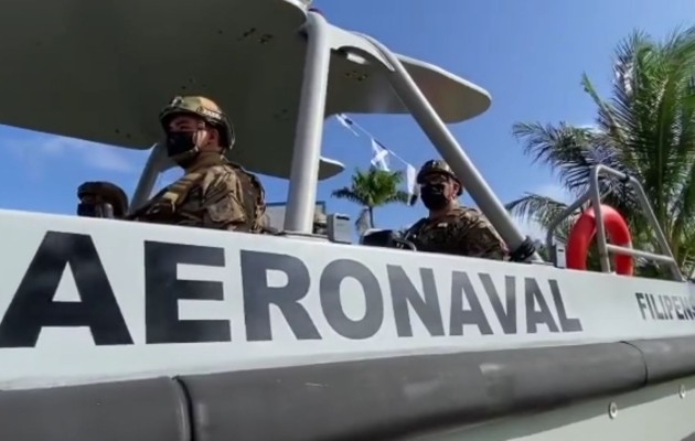 El 'Operativo Caribe' es apoyado de manera coordinada por el Servicio Nacional Aeronaval (Senan), Policía Nacional y el Servicio Nacional de Fronteras (Senanfront). Foto. Diomedes Sánchez