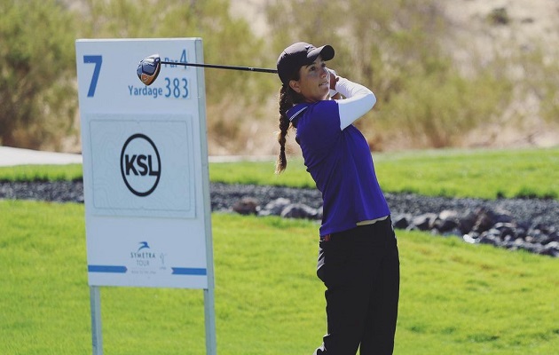 Laura Restrepo superó un corte del LPGA Tour por primera vez en su carrera. Foto: Cortesía LR