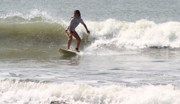Las chicas en el torneo nacional de surf. Foto: Cortesía Las chicas en el torneo nacional de surf. Foto: Cortesía