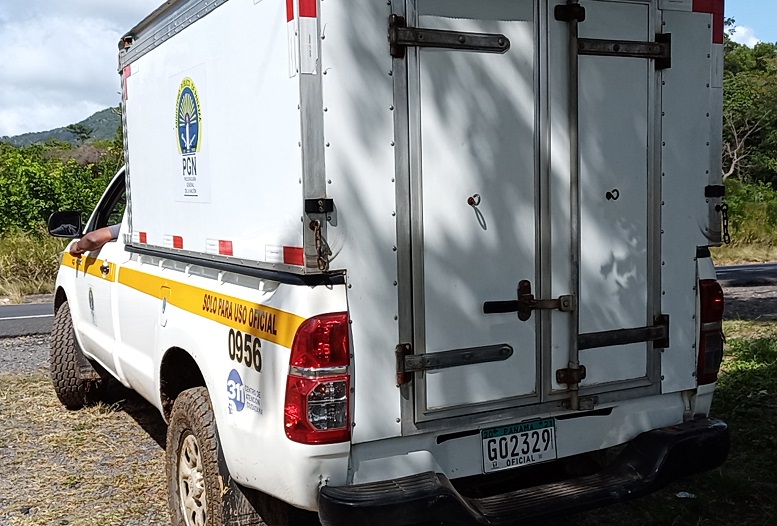 Funcionarios del Ministerio Público procedieron a trasladar hacia la morgue judicial al feto. Foto: Eric A. Montenegro